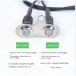 کلید فرمان چراغ‌دار موتور سیکلت مدل Power Button