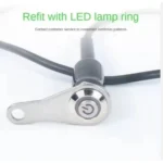 کلید فرمان چراغ‌دار موتور سیکلت مدل Power Button