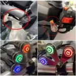 کلید فرمان چراغ‌دار موتور سیکلت مدل Power Button
