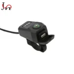 شارژر USB فرمان موتور سیکلت با قطب‌نما