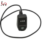 شارژر USB فرمان موتور سیکلت با قطب‌نما