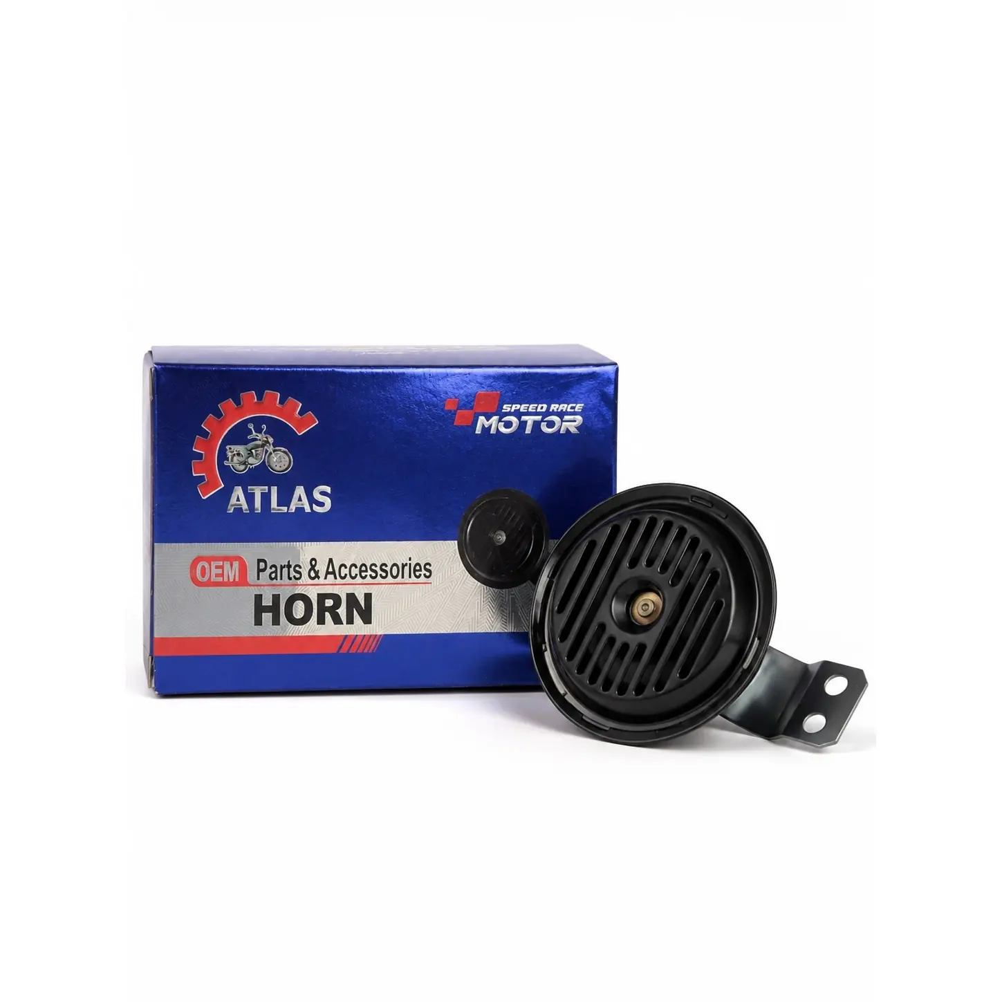atlas-speed-race-motorcycle-horn (2) بوق موتورسیکلت اطلس مدل Speed Race با بدنه فلزی